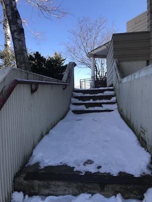 stairway to Savin Rock Trail